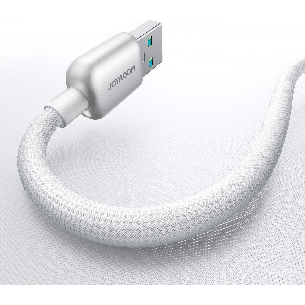 Joyroom S-A55 StarFlight Schnellladekabel USB-C zu USB-C 100 W (1.2 m) - Weiss