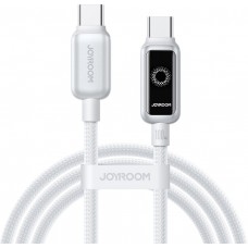 Joyroom S-A55 StarFlight câble charge rapide USB-C vers USB-C 100W (1.2m) - Blanc