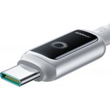 Joyroom S-A55 StarFlight câble charge rapide USB-C vers USB-C 100W (1.2m) - Blanc
