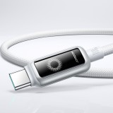 Joyroom S-A55 StarFlight câble charge rapide USB-C vers USB-C 100W (1.2m) - Blanc