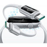 Joyroom S-A55 StarFlight câble charge rapide USB-C vers USB-C 100W (1.2m) - Blanc