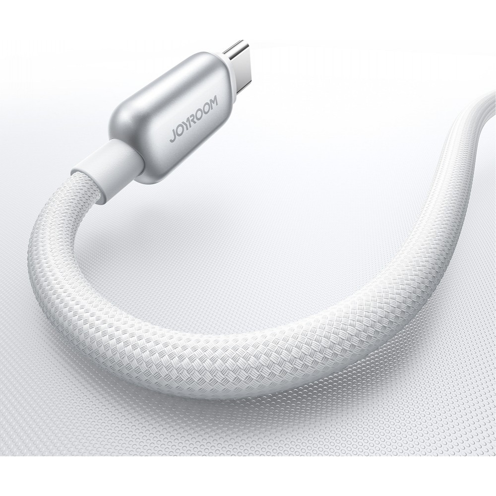 Joyroom S-A55 StarFlight câble charge rapide USB-C vers USB-C 100W (1.2m) - Blanc