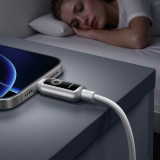 Joyroom S-A55 StarFlight câble charge rapide USB-C vers USB-C 100W (1.2m) - Blanc