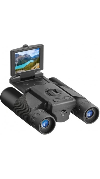 Jumelles Afterwave DT10 HD vision haute définition vision nocturne infrarouge grand objectif 8X25 mm mise au point automatique matériau ABS durable - Noir