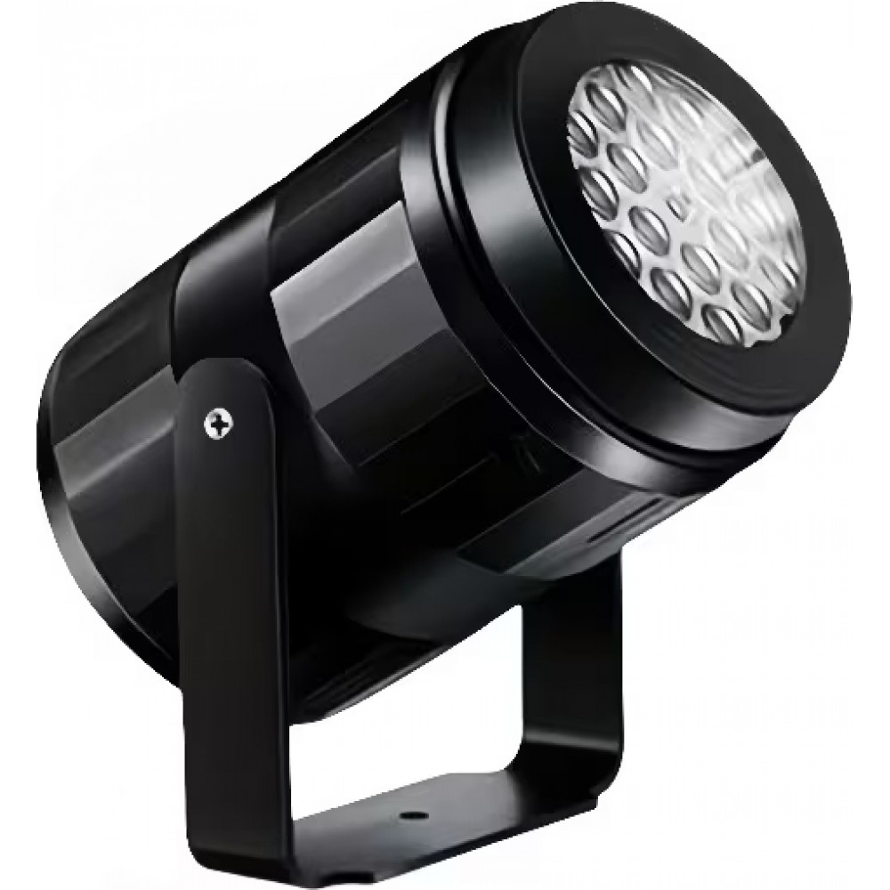 Lampe projecteur flocons de neige LED &eacute;clairage de No&euml;l USB effet neige tombante - Noir