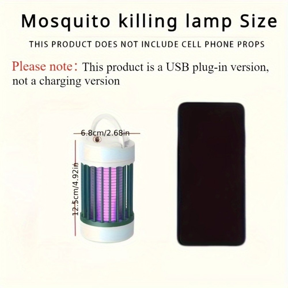 USB tragbare elektronische Mückenfalle UV-Lampe - Grün