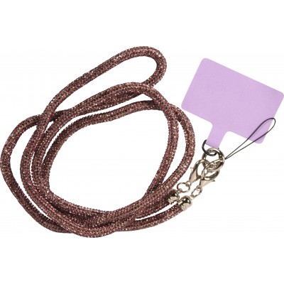 Universelle Glitzer Strass Smartphone-Hülle Lanière - Bordeaux