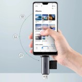 Lecteur de cartes Ugreen 2 en 1 avec USB-C / USB-A 3.0 / SD Card / TF Card design ultra-compact - Gris