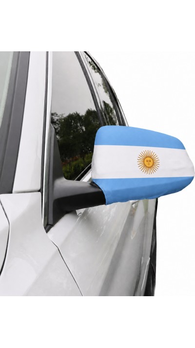 Lot de 2 housses pour rétroviseur voiture drapeau Argentine
