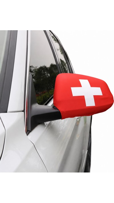 Lot de 2 housses pour rétroviseur voiture drapeau Suisse