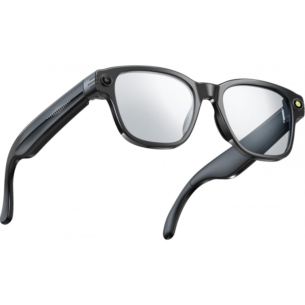 Lunettes de soleil intelligentes avec cam&eacute;ra AI 8 MP HD 4K avec traduction WIFI+Bluetooth transmission en temps r&eacute;el - Transparent