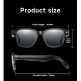 Lunettes de soleil intelligentes avec cam&eacute;ra AI 8 MP HD 4K avec traduction WIFI+Bluetooth transmission en temps r&eacute;el - Transparent