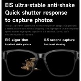 Lunettes de soleil intelligentes avec cam&eacute;ra AI 8 MP HD 4K avec traduction WIFI+Bluetooth transmission en temps r&eacute;el - Transparent