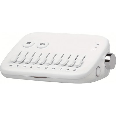 Machine &agrave; bruit blanc moderne premium avec 10 sons naturels apaisants &agrave; mixer ensemble et minuteur (USB-C) - Blanc