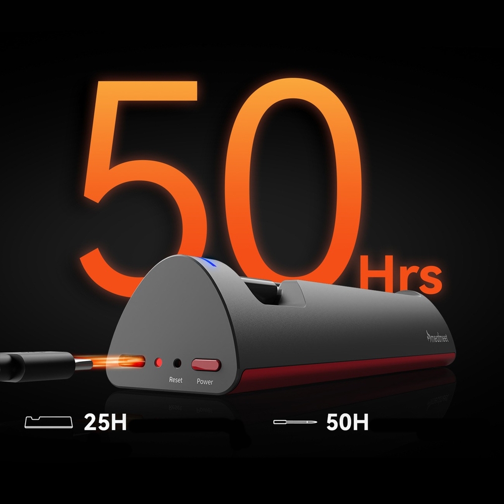 Meatmeet Pro smart thermom&egrave;tre de cuisine intelligent Bluetooth WiFi pour grill four fumoir - Noir