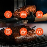 Meatmeet Pro smart thermom&egrave;tre de cuisine intelligent Bluetooth WiFi pour grill four fumoir - Noir