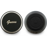 Mini Bluetooth Lautsprecher 5W Metall-Logo Guess modernes Design tragbare Audio - Schwarz