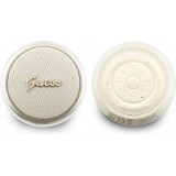 Mini Bluetooth Lautsprecher 5W Metall-Logo Guess modernes Design tragbare Audio - Gold