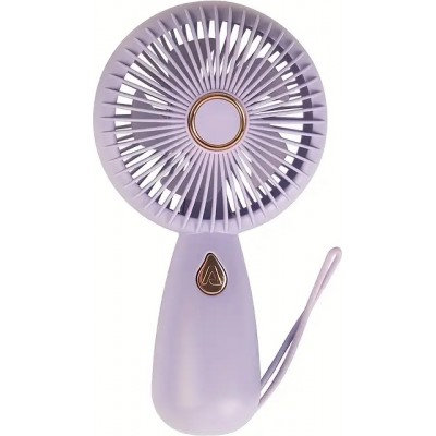 Mini ventilateur personnel rechargeable compact portable pour voyages intérieur extérieur - Violet