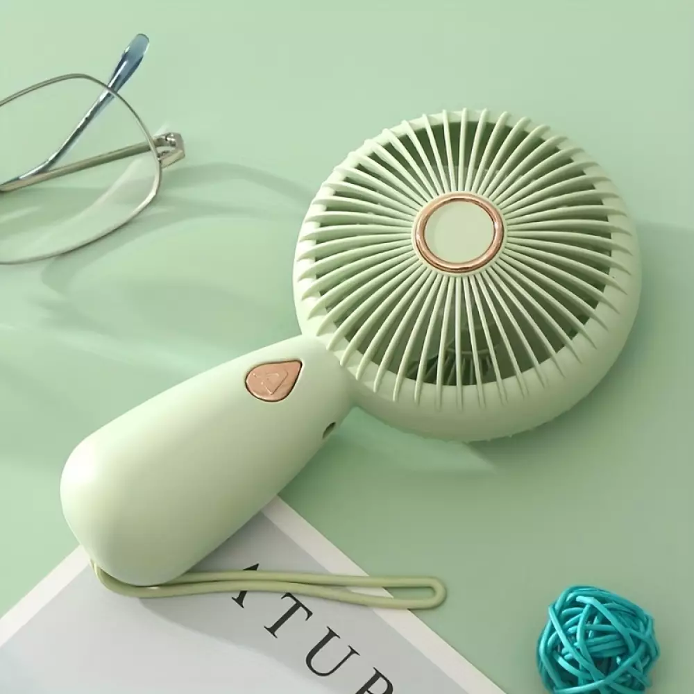Kompakter tragbarer Mini USB Ventilator wiederaufladbar für Innen- und Außenreisen - Lila