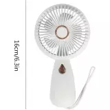 Kompakter tragbarer Mini USB Ventilator wiederaufladbar für Innen- und Außenreisen - Lila