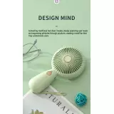 Kompakter tragbarer Mini USB Ventilator wiederaufladbar für Innen- und Außenreisen - Lila