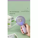 Kompakter tragbarer Mini USB Ventilator wiederaufladbar für Innen- und Außenreisen - Lila