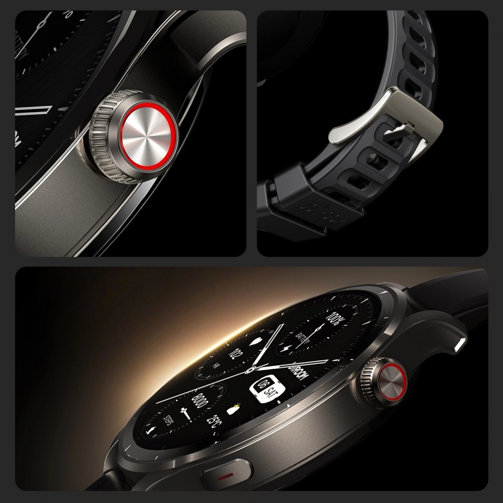 Montre connectée Smartwatch Joyroom Venture Series JR-FV1 avec fonction de réponse aux appels - Noir