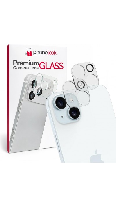 Pack de 2 vitres de protection caméra - Transparent - iPhone 14