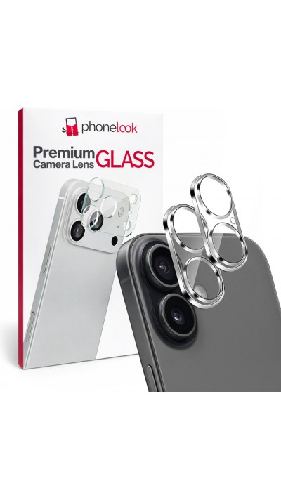 Pack de 2 vitres de protection caméra - Transparent - iPhone 17e / 16e