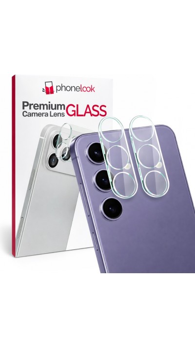 Pack de 2 vitres de protection caméra - Transparent - Samsung Galaxy S25+