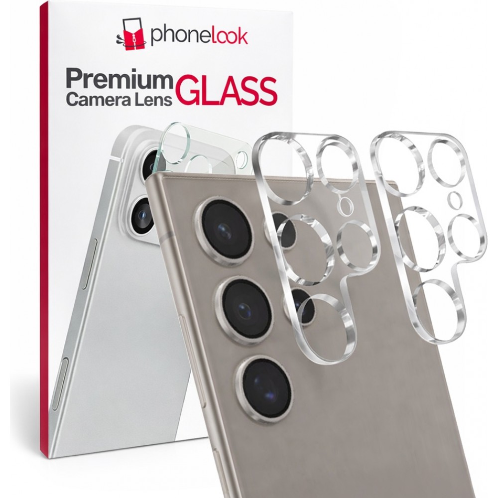 Pack de 2 vitres de protection caméra - Transparent - Samsung Galaxy S25 Ultra