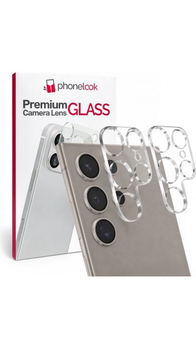 Pack de 2 vitres de protection caméra - Transparent - Samsung Galaxy S25 Ultra