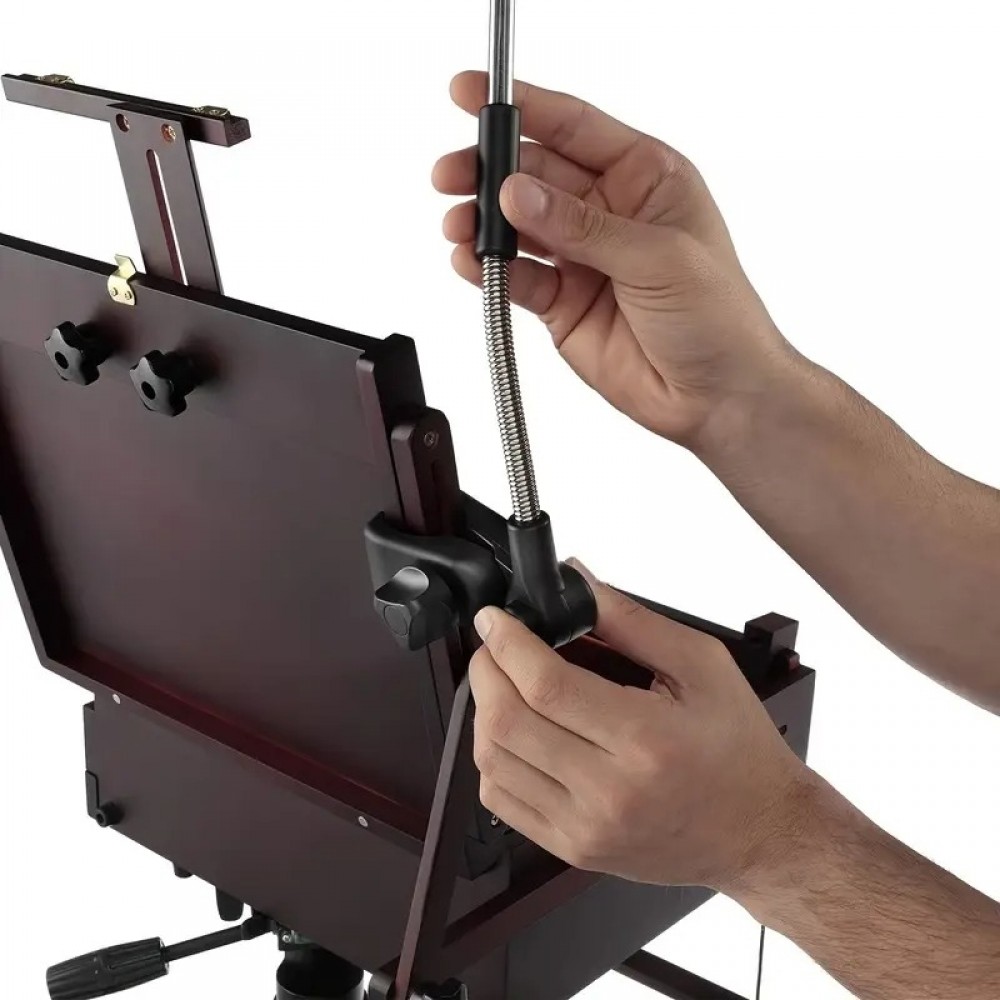 Parasol 360&deg; avec pince pour poussette ou chaise protection UV fixation facile et toile polyester - Noir