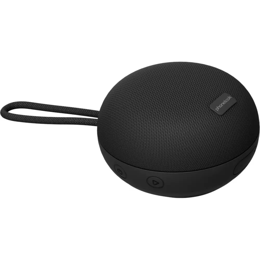 PhoneLook Soundbox Mini - Kleiner tragbarer kabelloser Bluetooth 5.3 Lautsprecher (3 W) - Schwarz