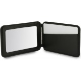 Porte-cartes Guess 4G en m&eacute;tal support MagSafe fonction stand avec miroir - Noir