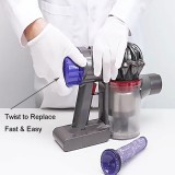 Pr&eacute;-filtres compatibles pour aspirateurs Dyson V6/V7/V8 - Violet