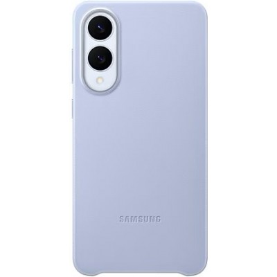 Galaxy S25 Edge Case Hülle - Premium Vegan Leder Backcover Kindsuit - Hellblau