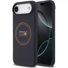 Coque iPhone Air - Red Bull Racing MagSafe en silicone avec anneau rouge - Bleu