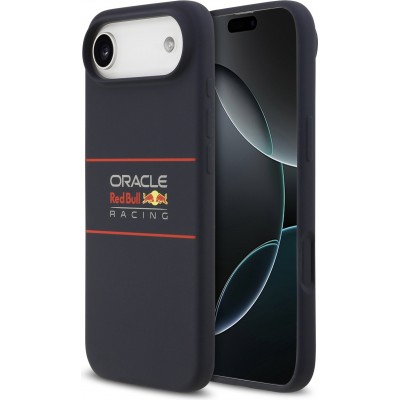 Coque iPhone Air - Red Bull Silicone Horizontal Centered Logo MagSafe - Bleu