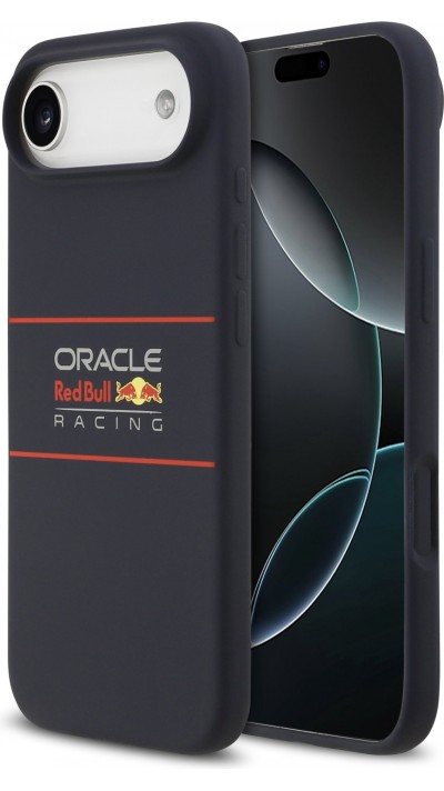 Coque iPhone Air - Red Bull Silicone Horizontal Centered Logo MagSafe - Bleu