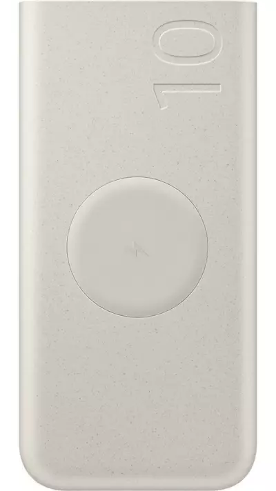 Samsung batterie externe wireless 10000 mAh 2x USB-C 25W Powerbank charge ultra-rapide - Beige