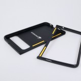 Coque Google Pixel Fold - Silicone rigide noir Wave Sunset