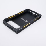 Coque Google Pixel Fold - Silicone rigide noir Wave Sunset