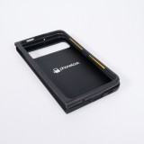 Coque Google Pixel Fold - Silicone rigide noir Wave Sunset