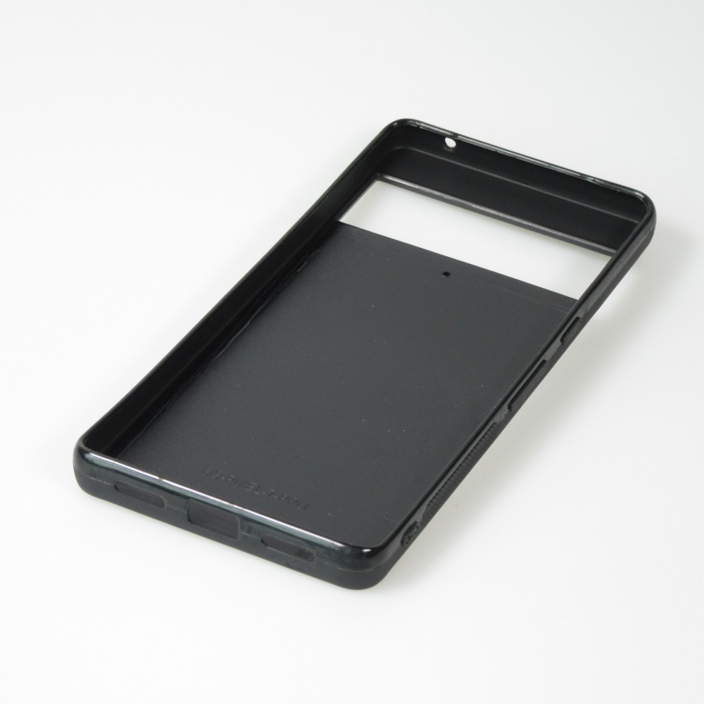 Google Pixel 7a Case Hülle - Silikon schwarz Pferd majestätisch Strand
