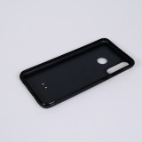 Coque Huawei P30 Lite - Silicone rigide noir Renard lune forêt