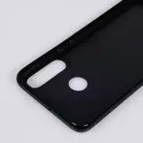 Coque Huawei P30 Lite - Silicone rigide noir Linocut Chamois