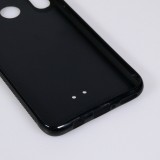 Coque Huawei P30 Lite - Silicone rigide noir Renard lune forêt