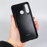 Coque Huawei P30 Lite - Silicone rigide noir Linocut Chamois